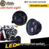5-Inch Dual-Light Headlight for Harley Fat Bob Glide – High/Low Beam Integrated.