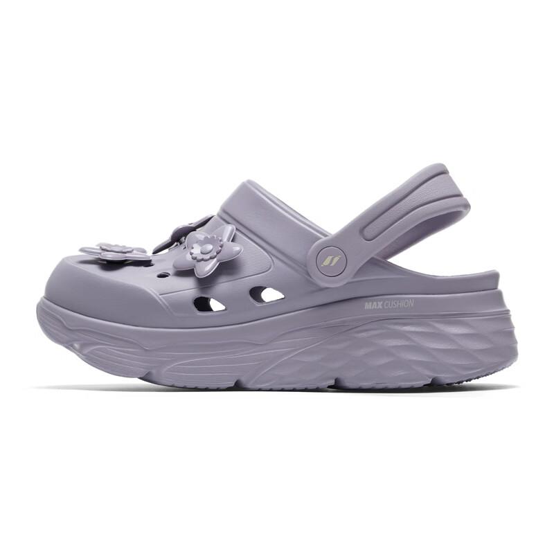 Женские легкие удобные клоги Skechers US 7 лавандовый