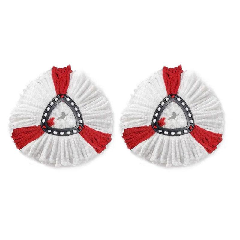 Thickened and Super Absorbent Triangular Plate Mop Head Replacement, Ultra-Thin Fiber