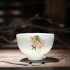 Hand-Painted White Porcelain Gongfu Tea Tasting Cup Gift Set
