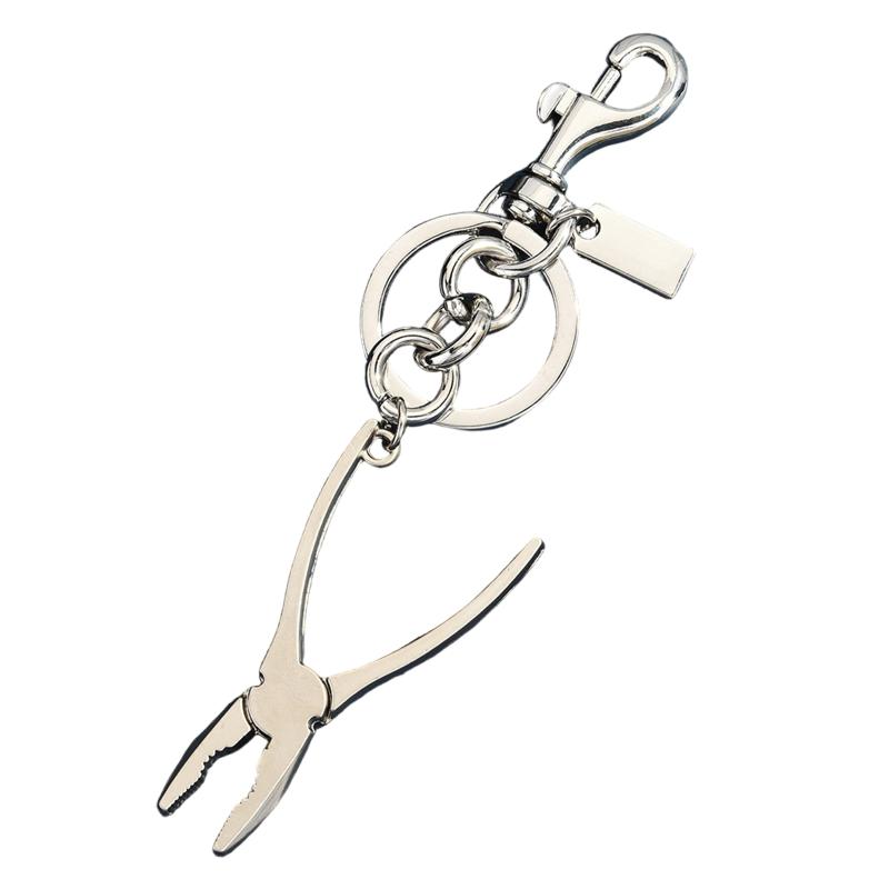 Keychains For Men Car Bag Keyring Outdoor Combination Tool Portable Mini Utility Pocket Clasp Hammer Wrench Pliers Shovel