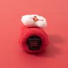 Newborn Baby Red Terry Cotton Socks: Plus Velvet, Thickened, Autumn/Winter Style