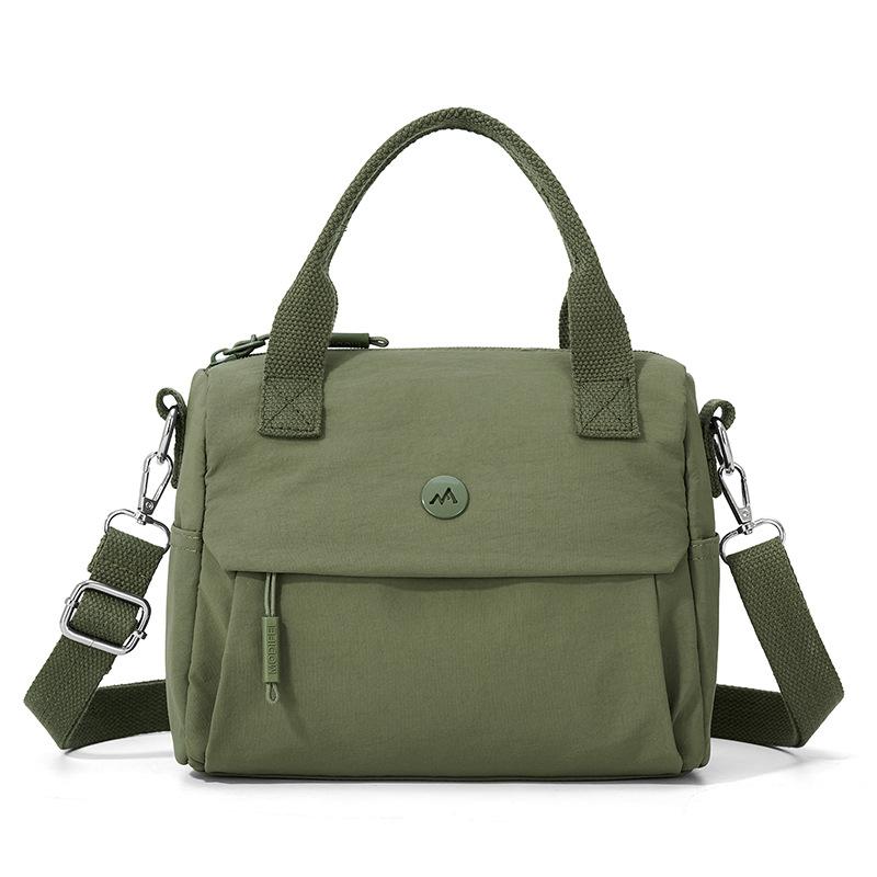 Vintage Women's Bag Lightweight Shoulder Crossbody Bag Solid Color Commuter Small Square Bag