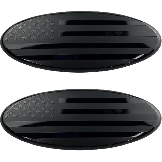 9 Inch Front Grill Rear Tailgate Emblem Fit For Ford 04-14 F150, 11-14 Edge, 11-16 Explorer, 06-11 Ranger, 07-14 Expedition (Pack Of 2)