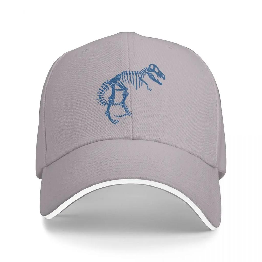 Excavated Dinosaur Fossils in Blue Baseball Cap Anime black Winter hat Christmas Hat Unisex Caps Women's
