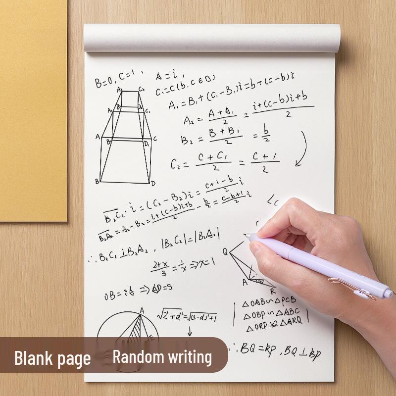 A4 Draft Paper: Suitable for Exams and Student Use at All Levels
