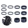 11pcs Professional Grades Headsets Spacers Collapse Mountain Bike Fork Spacers for Strengthen Bike Steering Stability