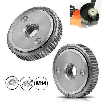 M14 Thread Angle Grinder Self-Locking Pressing Plate Angle Grinder Quick Release Flange Nut Clamping Power Chuck Tools Parts 1PC