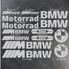 Vinyl Sticker Logo  For BMW E93 F10 F20 F30 F40 F15 F25 F26 F31 F49 F86 M3 M5 X3 x1 e46 M Motorcycle Tank Helmet Car Bike Decal blhn58