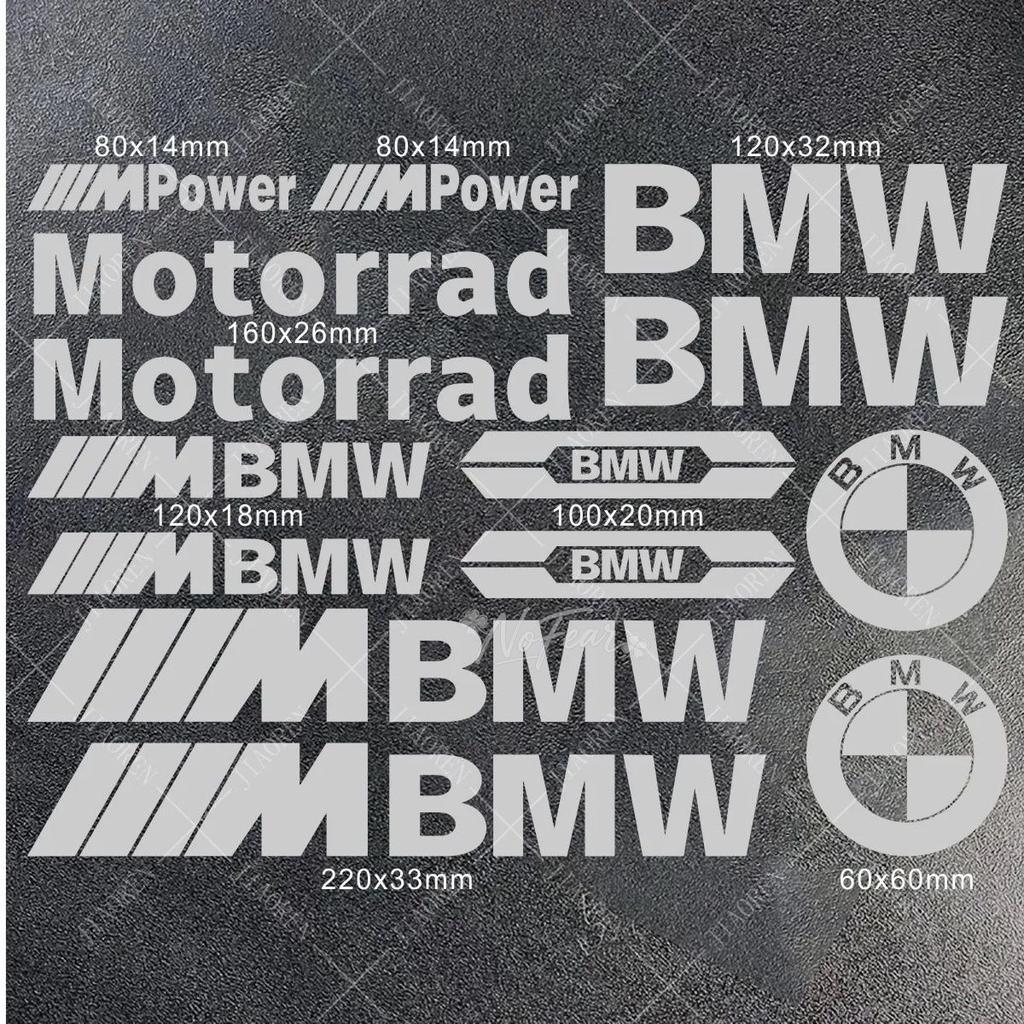 Vinyl Sticker Logo  For BMW E93 F10 F20 F30 F40 F15 F25 F26 F31 F49 F86 M3 M5 X3 x1 e46 M Motorcycle Tank Helmet Car Bike Decal blhn58