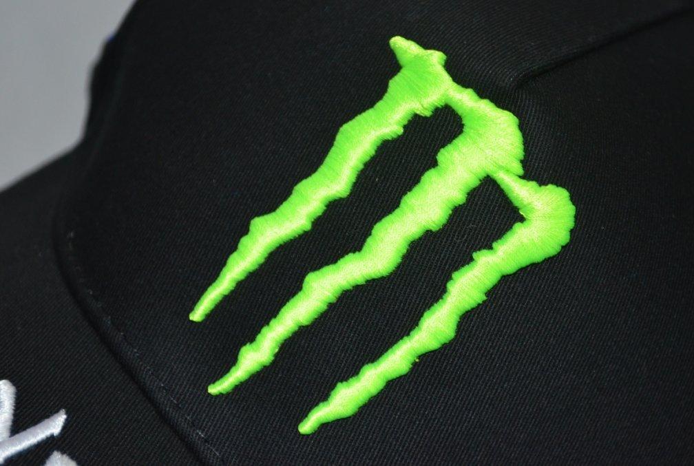 Popular Black Monster Energy Cycling Hat, One-size-fits-all for Men and Women, Visor Hat