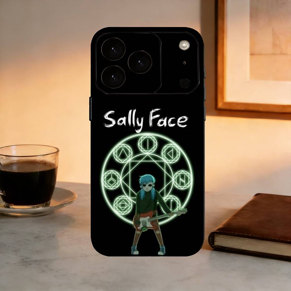 Sally Face Sal Fisher Gothic Horror Phone Case Silicone Soft For IPhone 17 16 15 14 13 12 11 X XR Plus Pro Max Plus