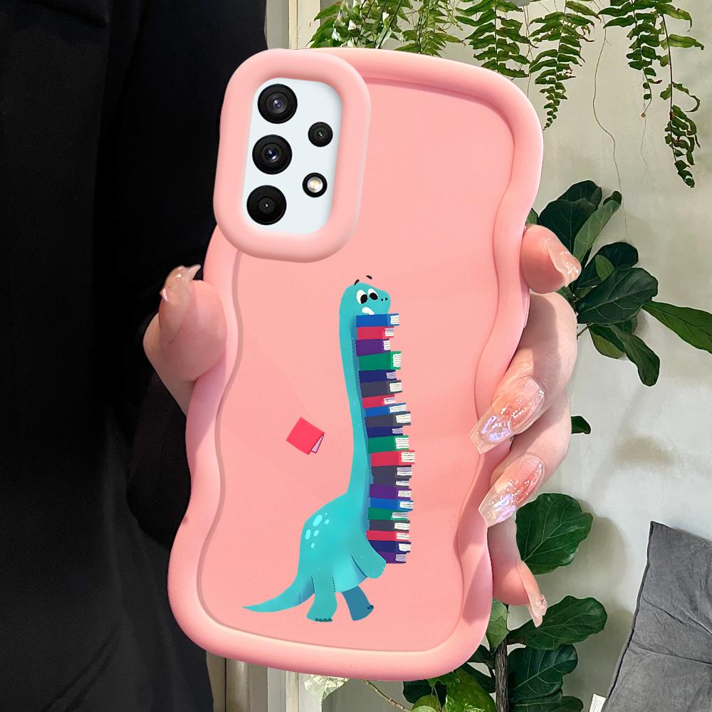 

Окрашенный узор Big Wave Edge Мягкий силиконовый материал Macaron чехол для телефона противоударный защитный резиновый чехол для Samsung Xiaomi Poco Redmi Samsung S24 5G