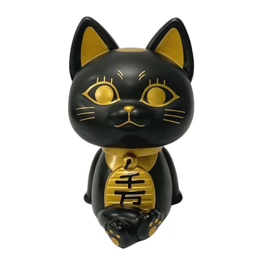 Wahatar Turbo Babaa Dandadan Maneki Neko Figure, 9/18cm, Cute Pre-painted Figurine, Desktop Decor, Car Ornament, Cosplay Accessory, Moe Merchandise, G