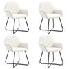 Day and Night - Day and Night Dining Chairs 4 Units Cream Fabric