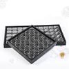 25/ 50 Grids Gem Display Case Diamond Storage Box Small Round Plastic Containers Box Jewelry Organizer Container with Foam