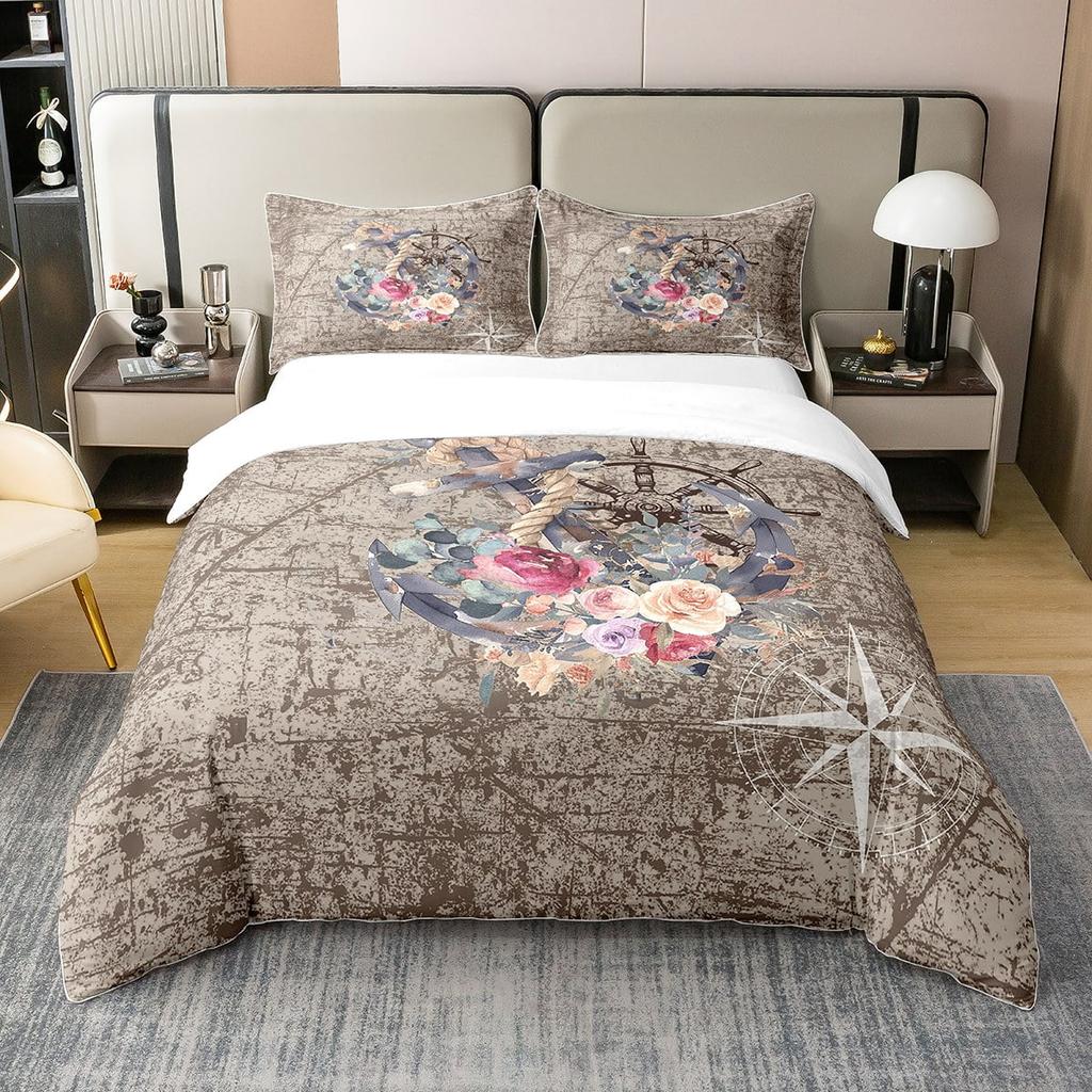 Comforter Anchor Pattern Home Soft Bedding For Adults And Children Suitable Anchor Loversbeautiful Warm And Comfortable
