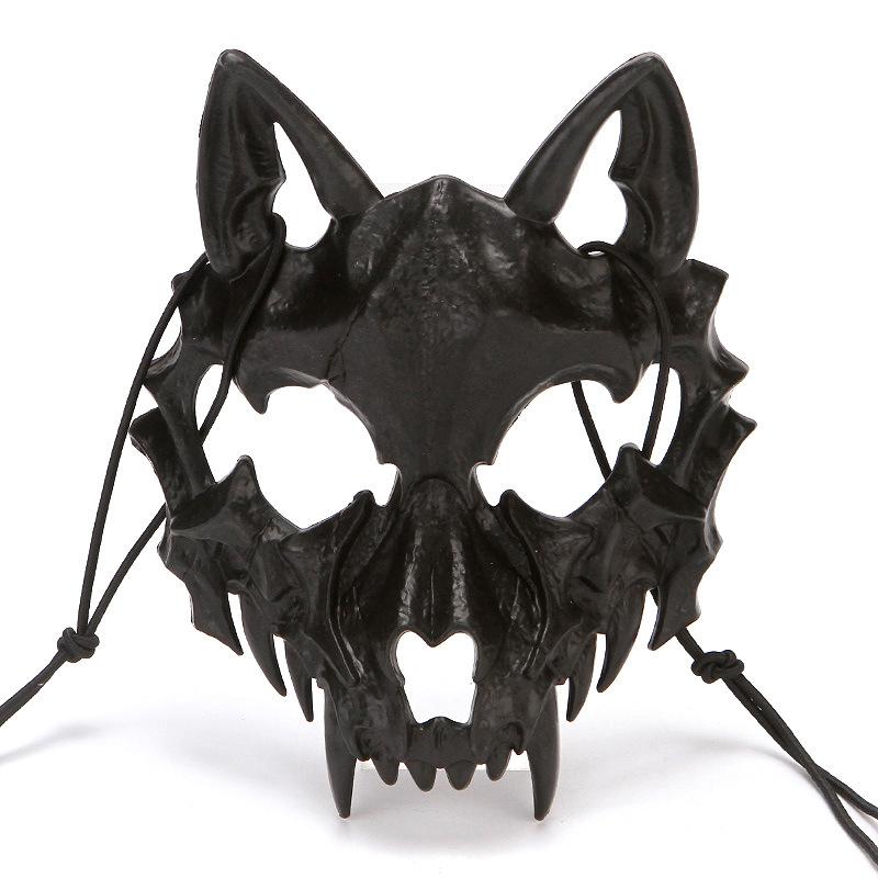 1pc Halloween Japanese writer costumes animal horror secondary prop mask Dragon God Tiger dress mask