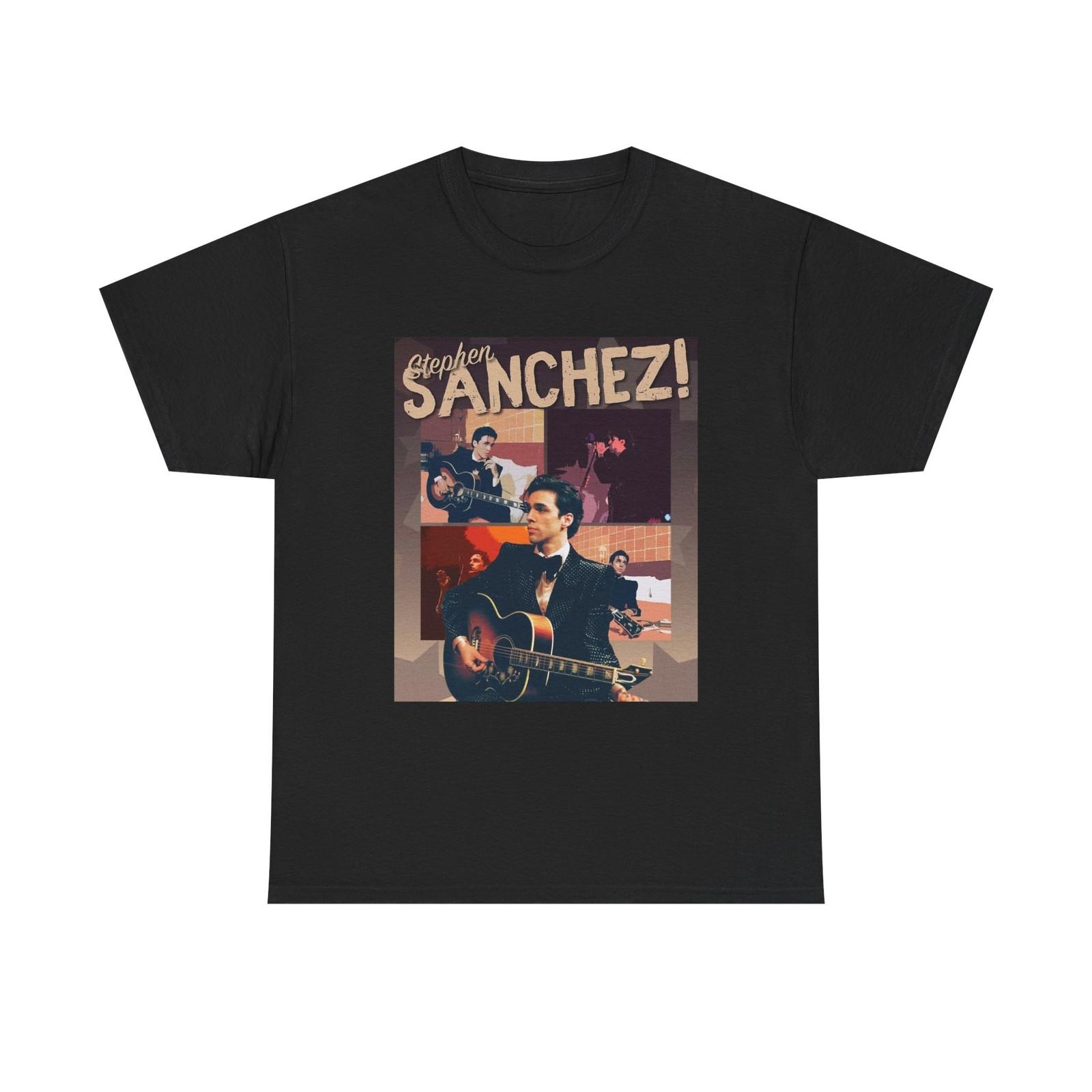 Stephen Sanchez Tshirt Pop Music Nashville Unisex Heavy Cotton Tee L