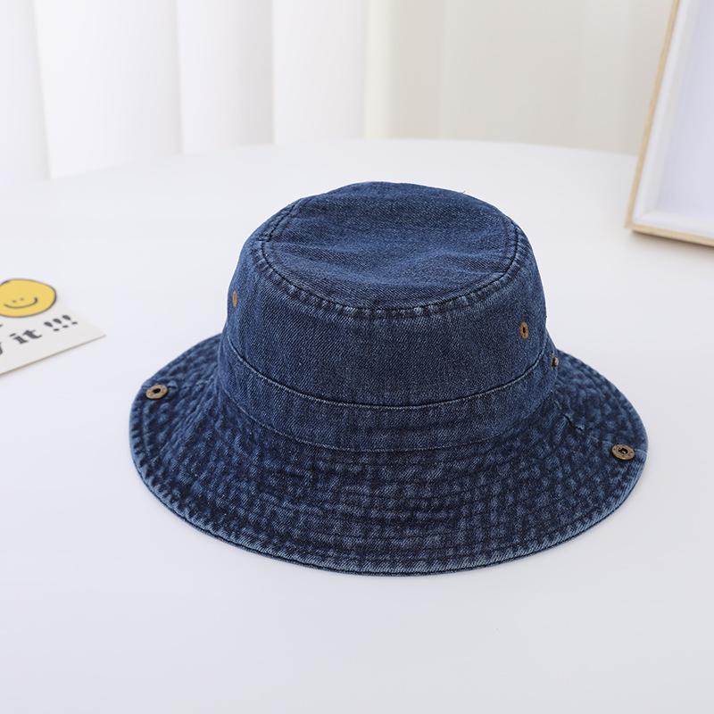 

Дитячий джинсовий капелюх-панама: Весна та Осінь Широкі поля для Пригод на Відкритому Повітрі 48CM Hat Circumference