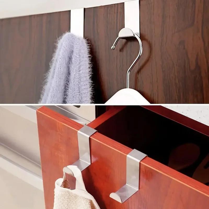 Z-Shaped Bathroom Cabinet By Hook Stainless Steel By Rear Hanger Keychain Coat Hook Home Kitchen Accessories Organizer Tool