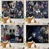 HHollow Knight Game Tapestry Wall Hanging Tapestry Art Deco Blanket Curtain Hanging At Home Bedroom Living Room Decor