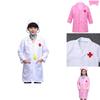 Colorful Nurse Paramedic Scrub Uniform For Kids With Comfortable Long Sleeves And Patch Pockets