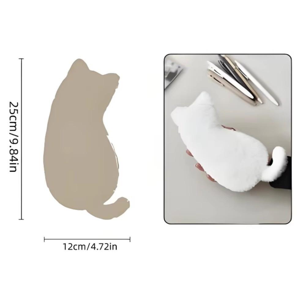 Soft Fluffy Pencil Case Kawaii Animal Stationery Bag Portable Cat Plush Pencil Bag  Office Supplies