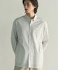 ROTEMBER Editor Log Striped Shirt [White]
