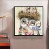 New Arrival 5D DIY Full Circle Diamond Painting "Cute Owl" Embroidery Cross Stitch Home Decor Gift
