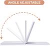 LED Foldable Travel Makeup Mirror 3 Colors Light Modes USB Rechargeable Touch Screen Portable Tabletop Cosmetic Mirror Handheld