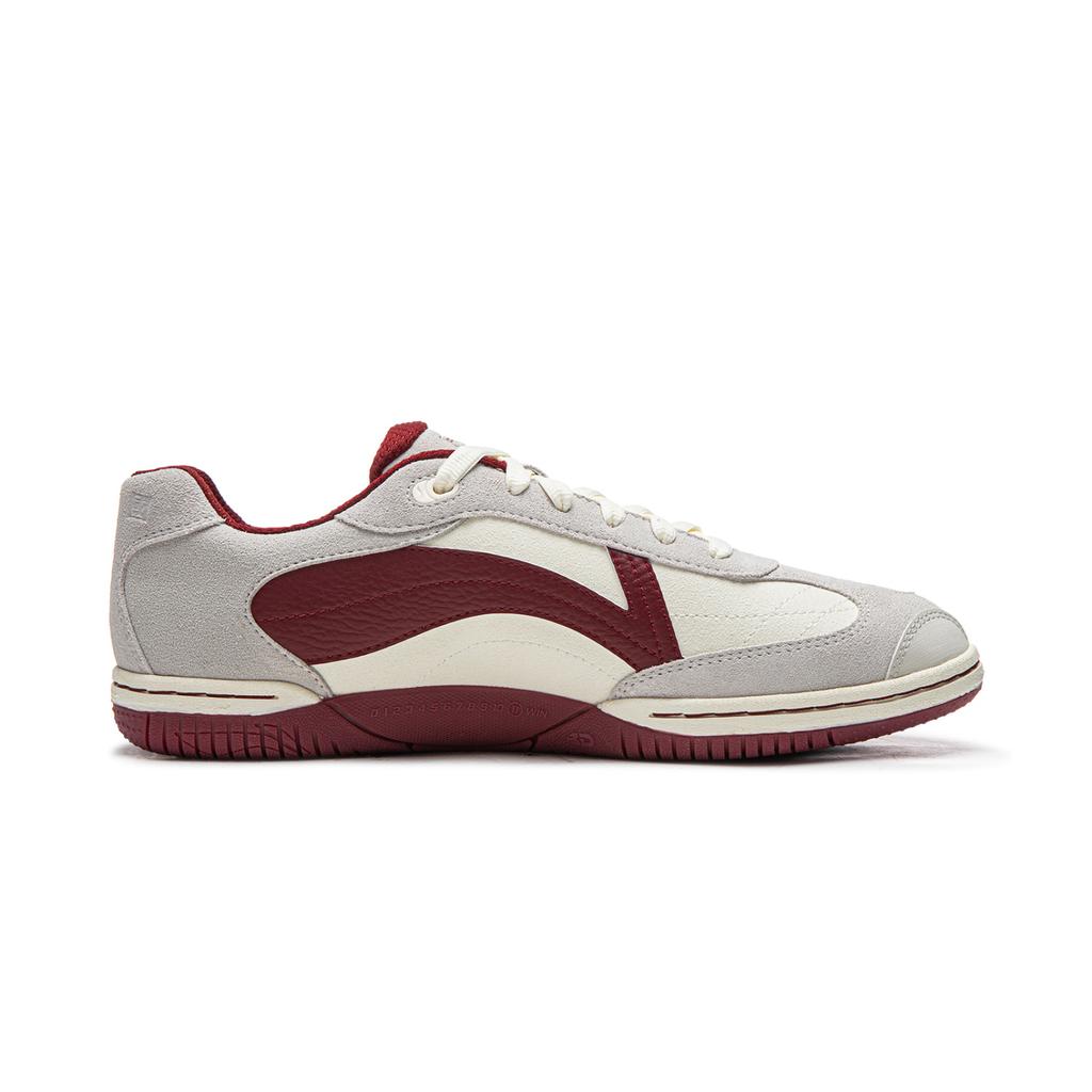 Li Ning Table Tennis Series Versatile Fashionable Trendy Durable Lightweight Low-Top Casual Shoes Unisex Casual Shoes Gray White Red AZGW003-3