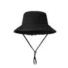 New Fashionable Style Bucket Hat Sun Resistant Adjustable Fisherman Cap Fringed Solid Color Summer Sunshade Hat Four Seasons