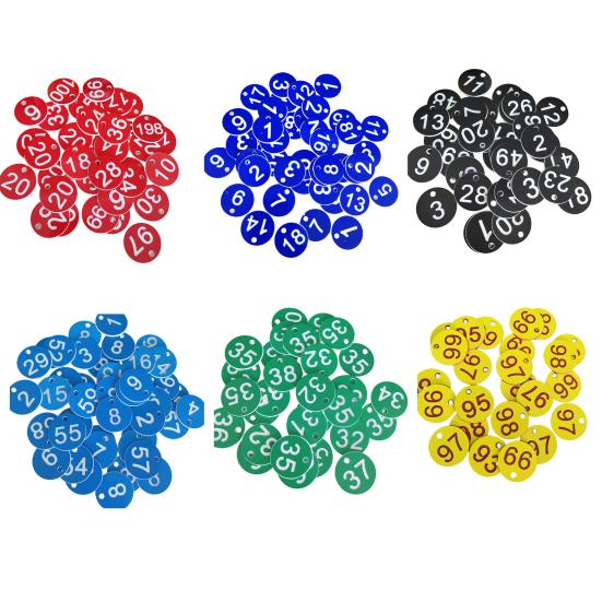 100Pcs Beehive Tag Waterproof Identification Round 1-100 Numbered Mark Label Beekeeping Supplies