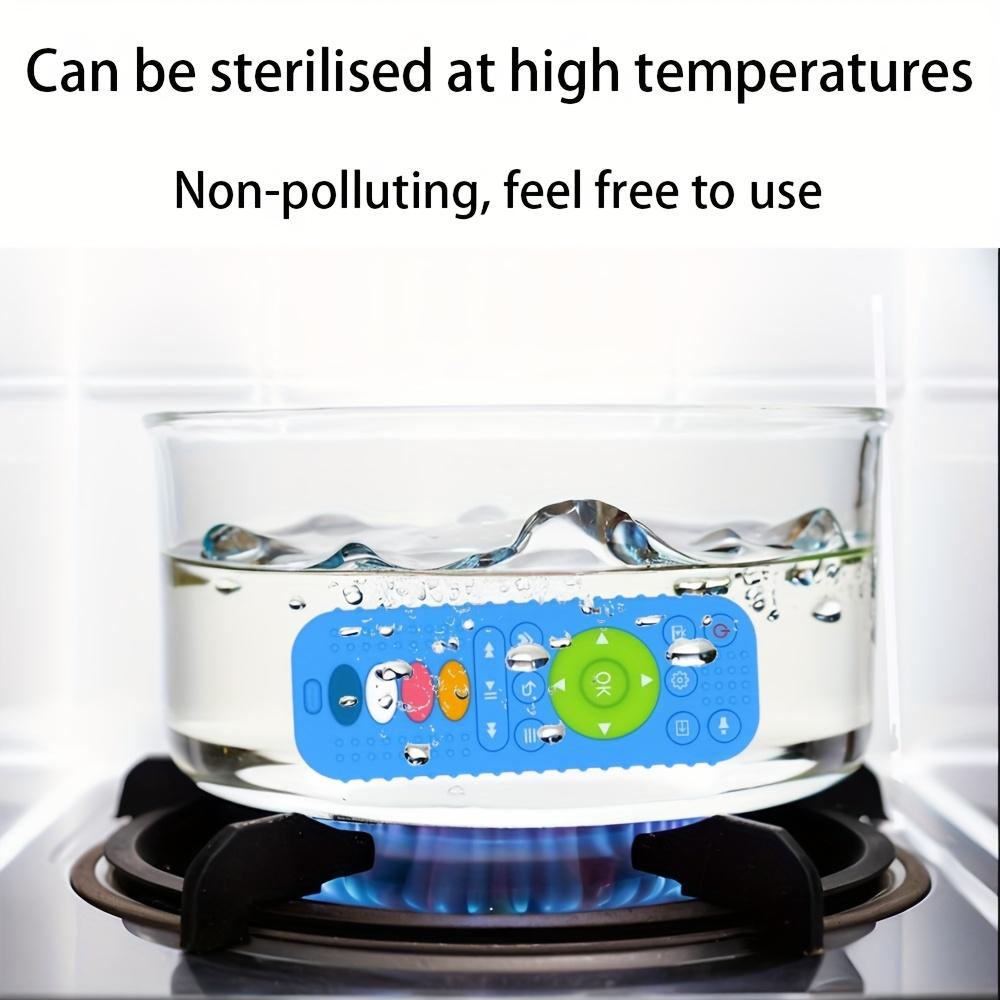 1pc Baby Remote Control Shaped Teether, Safe Silicone, Reduces Biting, Baby Teething Toy, Fun Chewing Teether Powder/Blue/Black