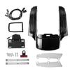 HDBUBALUS Motorcycle Rear Fender Extension Fascia Mudguard with LED Light for Harley Touring FLHX FLTRX FLHTK FLHR 2014-2022