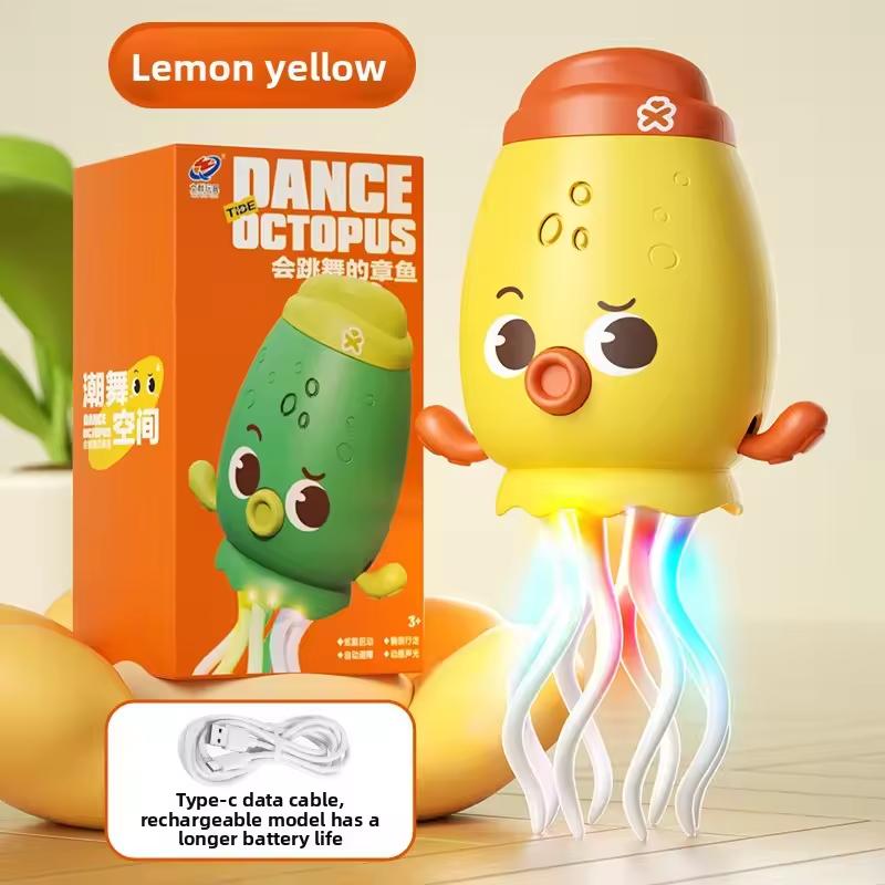 Non-Toxic Magical Dancing Octopus Electronic Pet Luminous Fidget Toy Interactive Anti-Stress Stress Relief Wiggly Toy For Kids And Adults