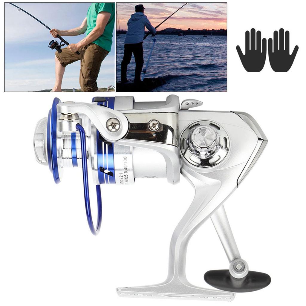 Portable Lure Reel Sea Rod Fish Line Wheel Rock Raft Fishing Tackle All Metal SpoolAL7000