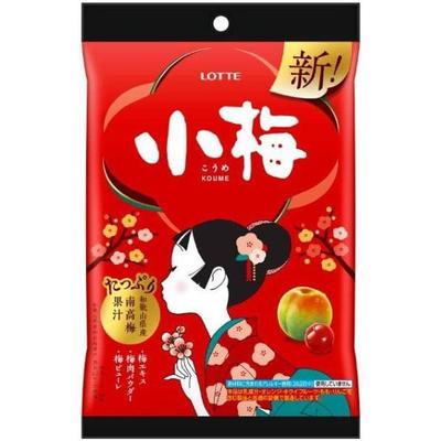 Lotte Kleine Ume (Tasche) 60g Das neue, süß-saure Koume“ wird aus Nanko Ume hergestellt (Pflaume) Saft!Das neue, süß-saure Koume“ wird aus Nanko hergestellt