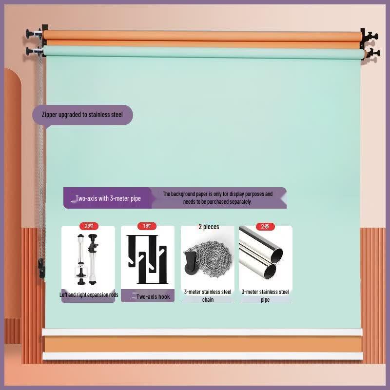 Manual Photography Background Roller System