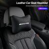 Pernă pentru cap cu spumă cu memorie pentru scaun auto, Pernă pentru gât cu logo auto pentru Mercedes Benz AMG W203 W205 W206 W211 W220 W212 W201 W210 W108 W168 GLC