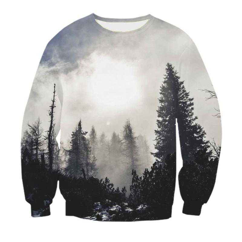 

Повседневная одежда с 3D принтом «Лес», новая модная мужская и женская толстовка размера плюс S-7XL Harajuku