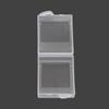 2Pcs Battery Box Plastic Protective Storage Box Fit for Camera Battery