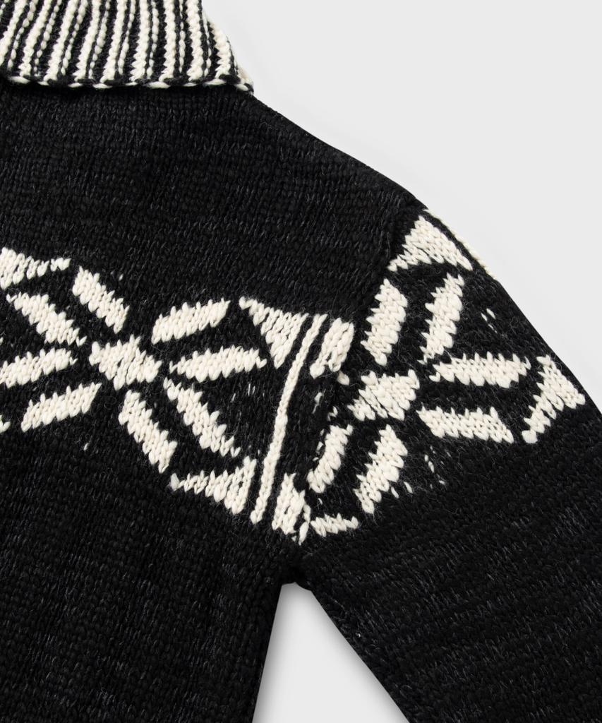 NONBLANK Cowichan Zip-Up Cardigan_Black