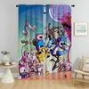 Adventure Times Home Interior Curtains 2 Pieces Elegant Room Curtains for Living Room Tulle for Bedroom Halloween Decoration