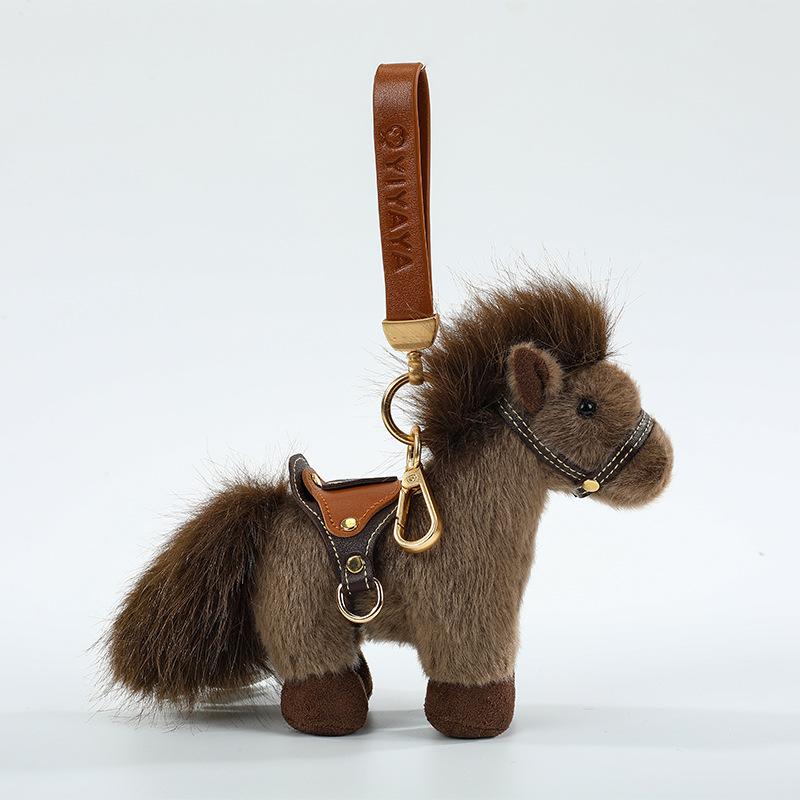 

New Year Standing Pony Plush Doll - Cute and Adorable Gift Toy 13cm (0.12kg)