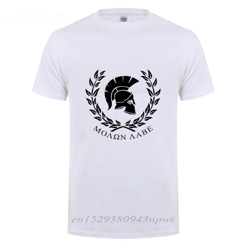 MOLON LABE Warrior Sparta Personaily T Shirt Men Clothing Streetwear Casual Plus Size Loose Short Sleeve O Neck Cotton Tshirt