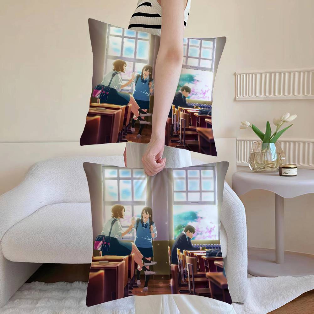 

Я хочу съесть твою поджелудочную железу Наволочка для подушки Диван и Гостиная Декоративные наволочки Пылезащитные и Клещезащитные Невидимая молния 12x12Inch