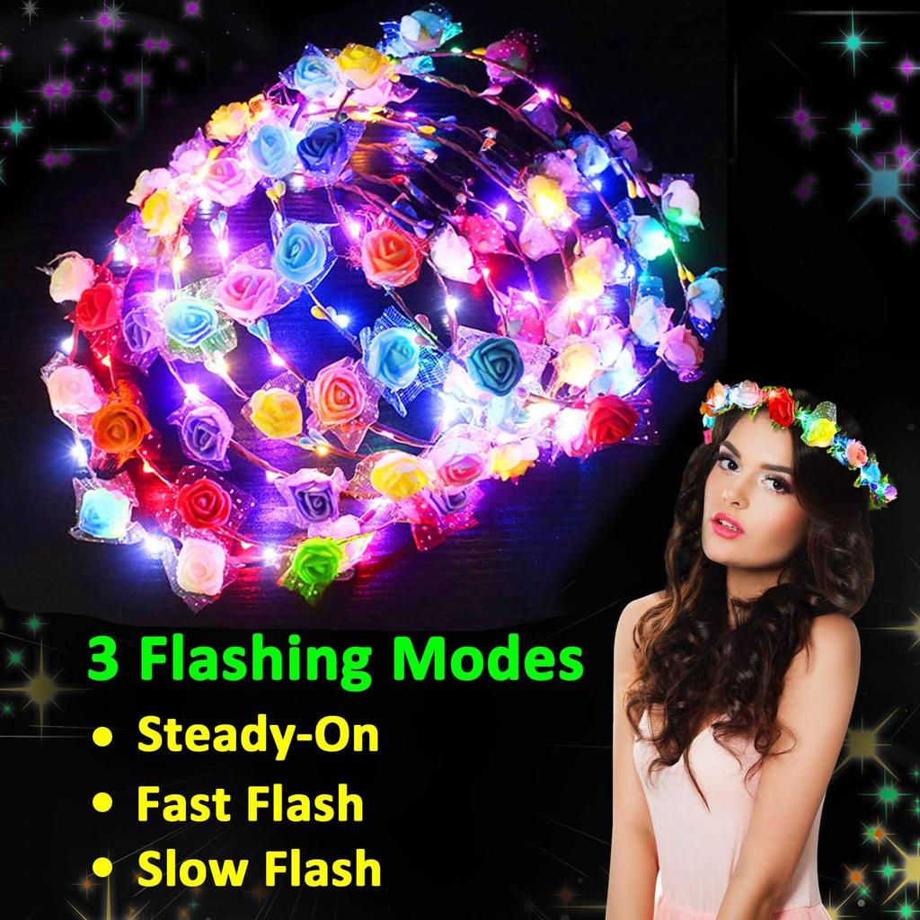 112 Pcs New Years Eve Glow in The Dark Party Supplies 2025, Glow Sticks Bulk LED Neon Party Favor Light Up Toys Gifts Kids Adult 100 Glow Sticks