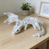 3D Printed Glow Dark Flexible Articulated In The Dragon with Wings Dragon Model Fidget Animal Toy